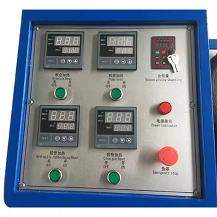 hot melt sealing machine panel
